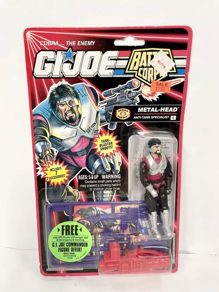 Gi Joe Dial-tone Battle Corps Figure 1993 Hasbro MOC
