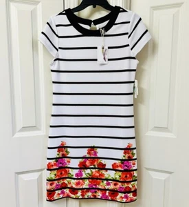 Jessica Simpson Damen Flügelärmel Kleid, Größe 8 - Bild 1 von 4