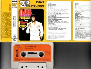 ELVIS PRESLEY - Elvis Forever 📼 MC RCA Records 1974 Super Long 2LP - Foto 1 di 2