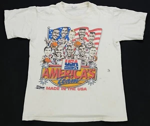Rare VTG SALEM Team USA Basketball America’s Team 1992 Dream Team T Shirt 90s - Picture 1 of 12