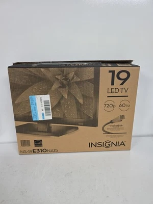 Insignia NS-19E310NA15 19" 720p HD LED TV - With Remote And Original Box - Image 1 of 4
