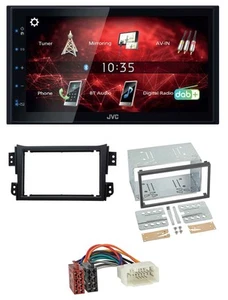 JVC DAB USB Bluetooth 2DIN MP3 Autoradio für Opel Agila B Suzuki Splash 2008-201 - Bild 1 von 6