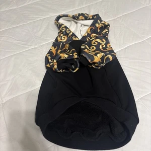 Spark Paws Woof Hunde Hoodie blau/gelb weiches Material - Bild 1 von 8