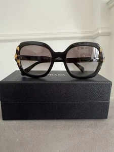 Prada Sunglasses With Case And Cloth, Worn Once Perfect Condition - Picture 1 of 4