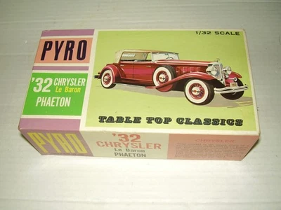 De colección. Pyro '32 Chrysler Phaeton 1/32 Modelo Kit 1966 Completo ENVÍO GRATUITO Foto 1 de 4