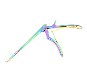 Kerrison Rongeur 18cm Shaft 1mm 45° Up Bite Multi Color Orthopedic Inst OP-143 - Picture 1 of 3