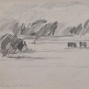 Jochen Berthold Ahrenshoop Ostdeutsche Kunst signiert Bleistift Zeichnung 1978 - Picture 1 of 4