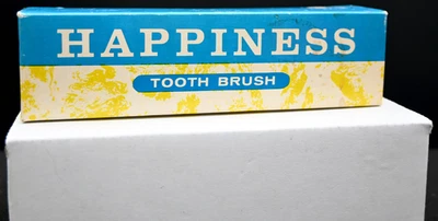 Vintage Golden's Happiness Toothbrush – Adult Novelty Box, Healthy Gum Massage - Image 1 of 4