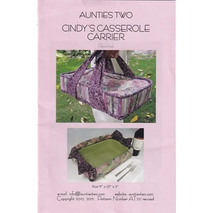 Cindy's Casserole Carrier by Aunties Two (Pattern & Instructions) - Imagen 1 de 1