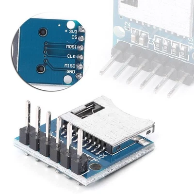 1x TF Micro SD Card Module Mini SD Memory Module for Arduino SPI Interface yh - Image 1 of 4