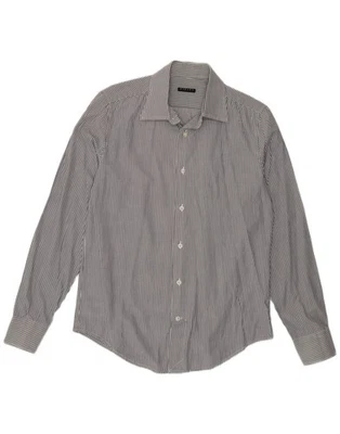 Camisa SISLEY Para Hombre Mediana Azul Rayas KT08 Foto 1 de 3