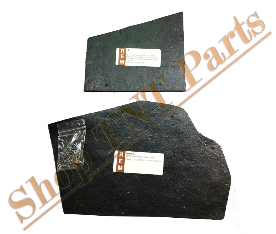 Charger Roadrunner 1966-1970 protector contra salpicaduras sellos de goma Dodge Plymouth Coronet Foto 1 de 1