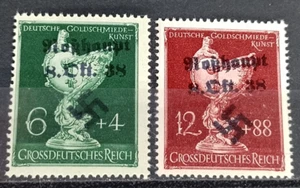 Impero tedesco locale WWll propaganda fantasy sovrastampa Rosshaupt MNH - Foto 1 di 1