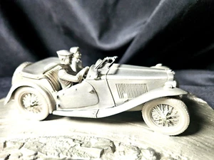 Franklin Mint Taking the Curve Pewter Inv. #4082 - Picture 1 of 6