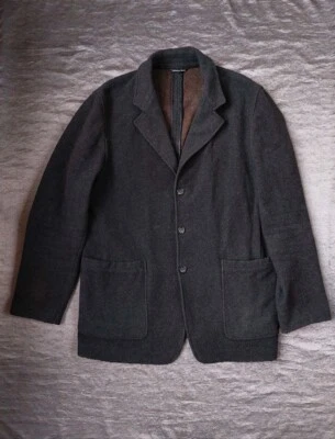 Vintage Y2K C.P Company Wool Coat for Men, Size 50 - Image 1 of 4