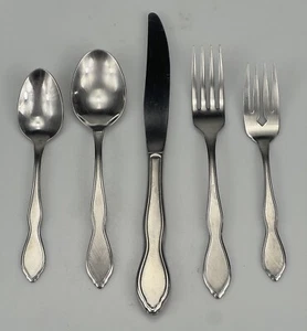 Rogers 1881 Oneida TWILIGHT Place Setting Cuchillo Tenedores Cucharas Acero Inoxidable - Imagen 1 de 4