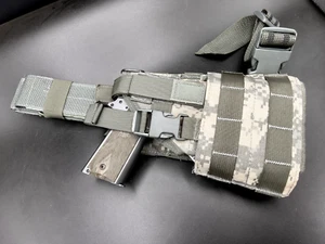 Kimber 1911 🇺🇸 USA Holster Canvas Leg Drop Molle - Picture 1 of 10