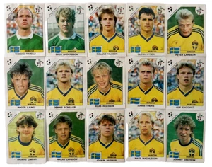 Panini World Cup Italia 90 Svezia Squadra Set Adesivi Quasi Completo Argentina Parallelo - Foto 1 di 9