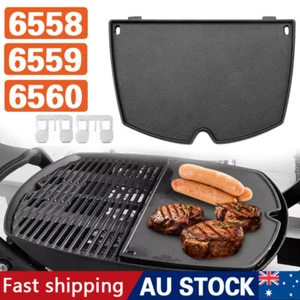 BBQ Half Griddle Plate Fits Weber Q100/200, 200/2000,300/3000 Series FAMILY HOT - Picture 1 of 15