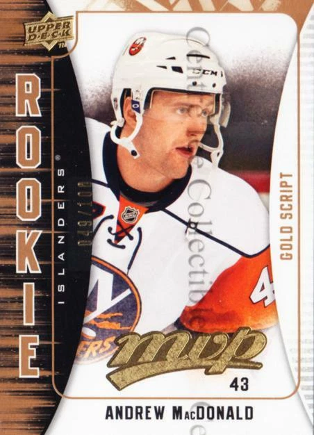 2009-10 Upper Deck MVP Gold Script #328 Andrew MacDonald - Image 1 of 1