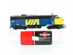 HO Scale Intermountain 49986S-03 VIA Rail FP9A Diesel #6523 w/ DCC & Sound - Picture 1 of 14