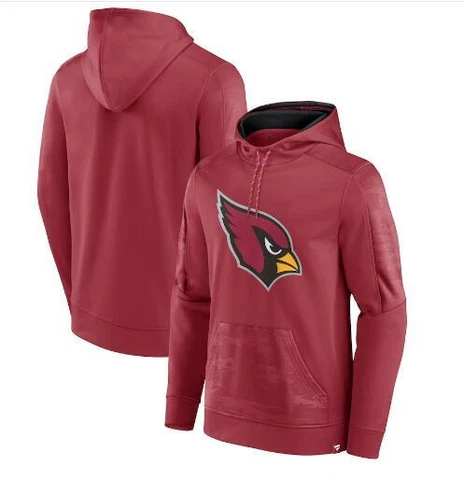 New Men's Arizona cardinals Fanatics Powder On The Ball Therma Pullover Hoodie Cover