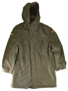 Parka Genuine German Army B/W Military Classic Combat Jacket Mens Coat Hooded XL - Picture 1 of 9