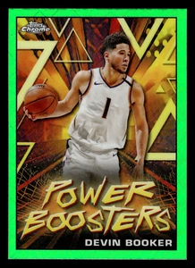 Devin Booker #PB-7 Green Refractor 2023-24 Topps Chrome Basketball SUNS (A79) - Picture 1 of 2