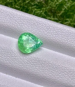 1,72 quilates ¡envío gratuito! Piedra preciosa suelta de turmalina 100 % natural con cojinete de cobre paraiba - Imagen 1 de 3