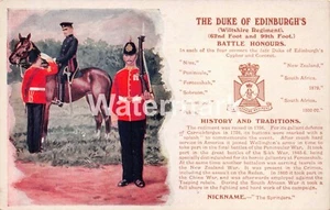 1404. History & Traditions. Duke of Edinburgh's (Wiltshire Regiment) - Picture 1 of 2
