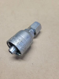 Raccordi tubo idraulico originali Parker 10643-6-6 femmina JIC 37 girevoli - Foto 1 di 1