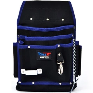 Elektriker Profi Nylon Werkzeugtasche Schwerlast Gürtel Multi-Tasche Tasche Kit - Bild 1 von 1