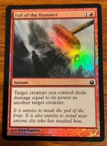 2014 Mtg Magic the Gathering Born of the Gods Foil Fall of the Hammer #93/165 - Picture 1 of 2