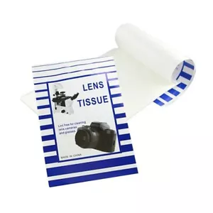 50 Sheets Soft Camera Lens Optics Tissue Cleaning Clean Paper Wipes Booklet - Picture 1 of 12