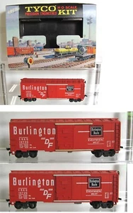 TYCO HO SCALE COMPLETED KIT K311T:169 BURLINGTON CB&Q BOX CAR LNOB - Picture 1 of 1