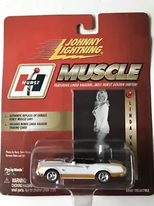 Johnny Lightning Muscle Hurst Oldsmobile Linda Vaughn Trading Card #24 NIB - Picture 1 of 5