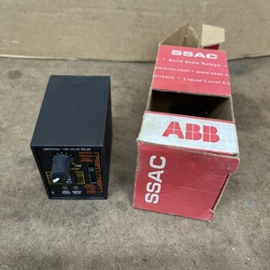 Relé de retardo de tiempo ABB SSAC TRU3 1610LF 240 VAC 30 VDC 10 Amp Nuevo - Imagen 1 de 4