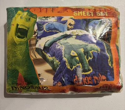 Juego de Sábanas Completas SELLADAS Disney Dinosaurio Nuevo Sin Abrir De Colección Aladar 2000 Foto 1 de 3