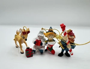 Rudolph The Red Nose Reindeer 2003 Mini Ornaments Set of 4 Enesco Rankin Bass - Picture 1 of 14