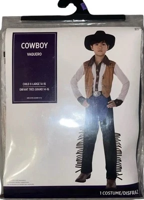 Disfraz Vaquero Western Niño Sheriff Halloween Niño Grande 12-14 Foto 1 de 2