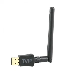 Adaptateur clé USB 2.0 sans fil TVIP 600 Mbit 2,4/5 GHz avec antenne - Photo 1/5
