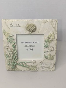 The Natural World Collection By Raj Dandelion Ceramic Picture Frame 6" x 6.25" - Picture 1 of 5
