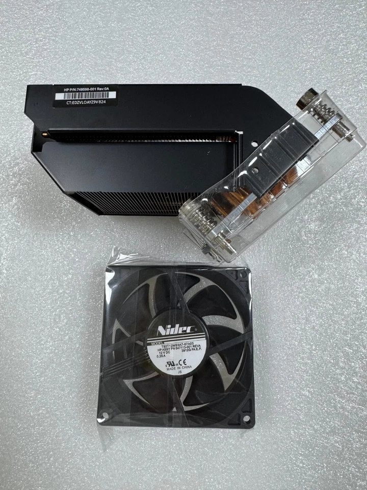 New Heatsink for HP Z840 Z820 749598-001 782506-001 with Fan 647113-001 - Image 1 of 4