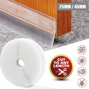 Door Draft Stopper Seal Under Bottom Strip Self Adhesive Weather Stripping Tape - Picture 1 of 12