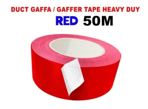 SCATOLA - 24 Nastro Gaffer Duct Gaffer Premium Resistente Tessuto Impermeabile Gaffa 50m - Foto 1 di 1