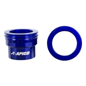 APICO Husqvarna TC FC TE FE FRONT WHEEL SPACERS BLUE 125 250 350 501 450 2016- - Picture 1 of 8