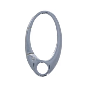 925 Sterling Silver, Elongated Clasp and Holder, Italian Lobster Catch Clasp, - Picture 1 of 2