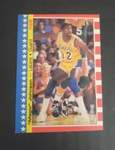 1987-88 Fleer Stickers #1 Magic Johnson  Lakers  - Picture 1 of 2