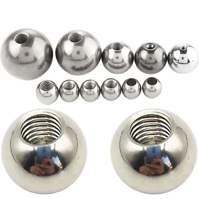 Vollkugel mit Gewinde - Kugel Abschlusskugel Geländer Edelstahl Abschlussdeckel - Image 1 of 4