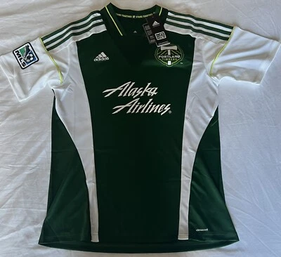 Adidas MLS Youth Climacool Portland Timbers Home Soccer Jersey. Youth Sz: XLarge - Image 1 of 4